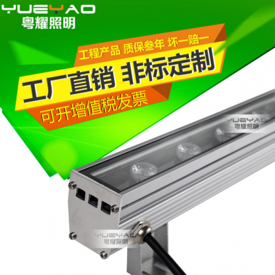 粵耀照明 42*52*1000mm大功率側面外殼排水LED戶外條形燈，點亮城市建筑與橋梁之美